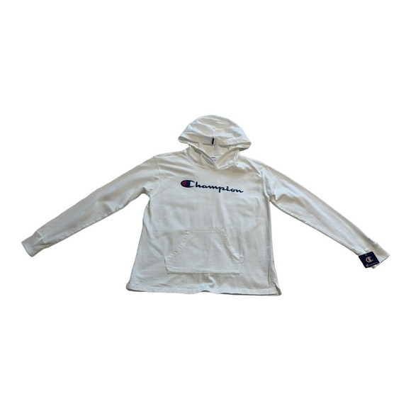 Champion Middleweight Jersey Hoodie with Script Logo - Size XS - Picture 2 of 10